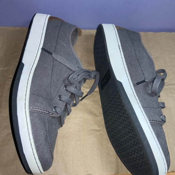 LL Bean Campside Shoes Sneakers Men's Size 10.5 Gray canvas Casual Lace Up - Picture 3 of 7